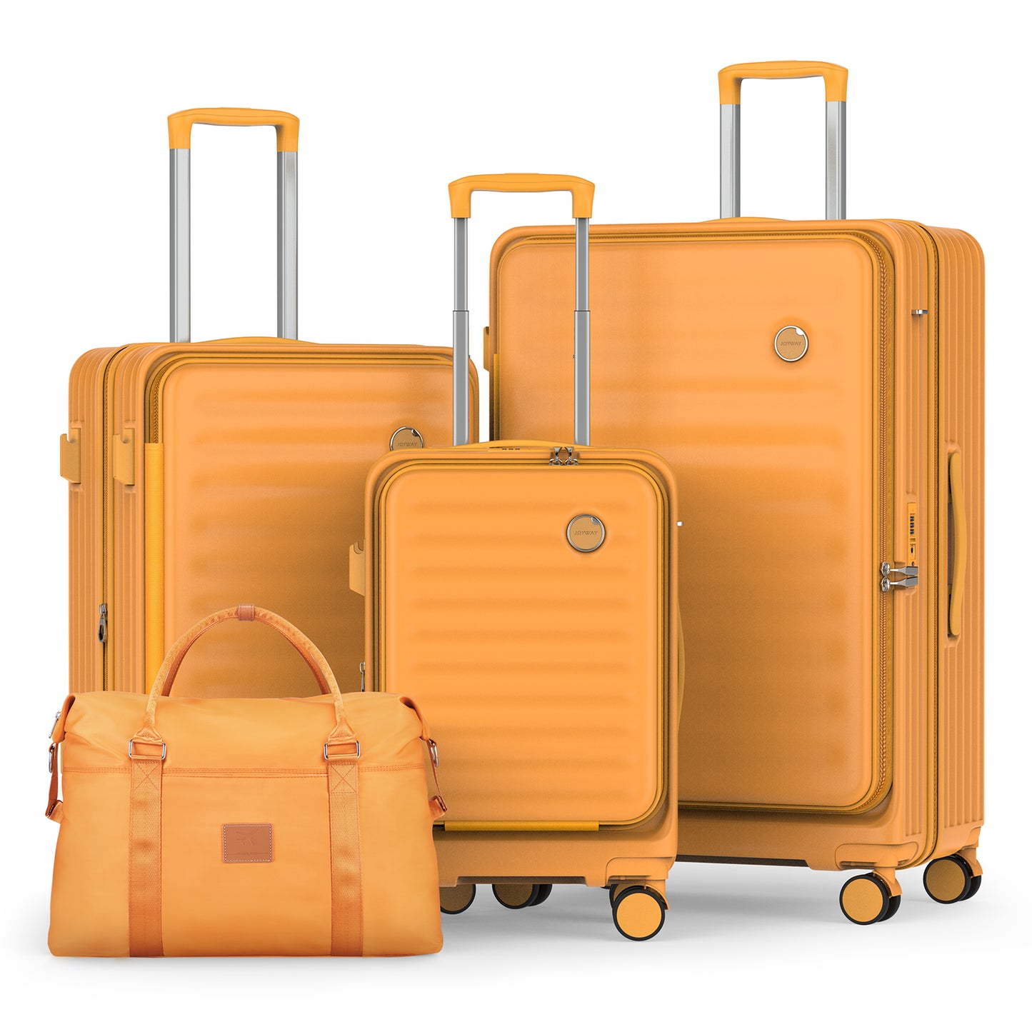 Joyway - 4 Luggage Sets PC Hardside Spinner Luggage -(Expandable Suitcase20"24")28-in Checked Luggage