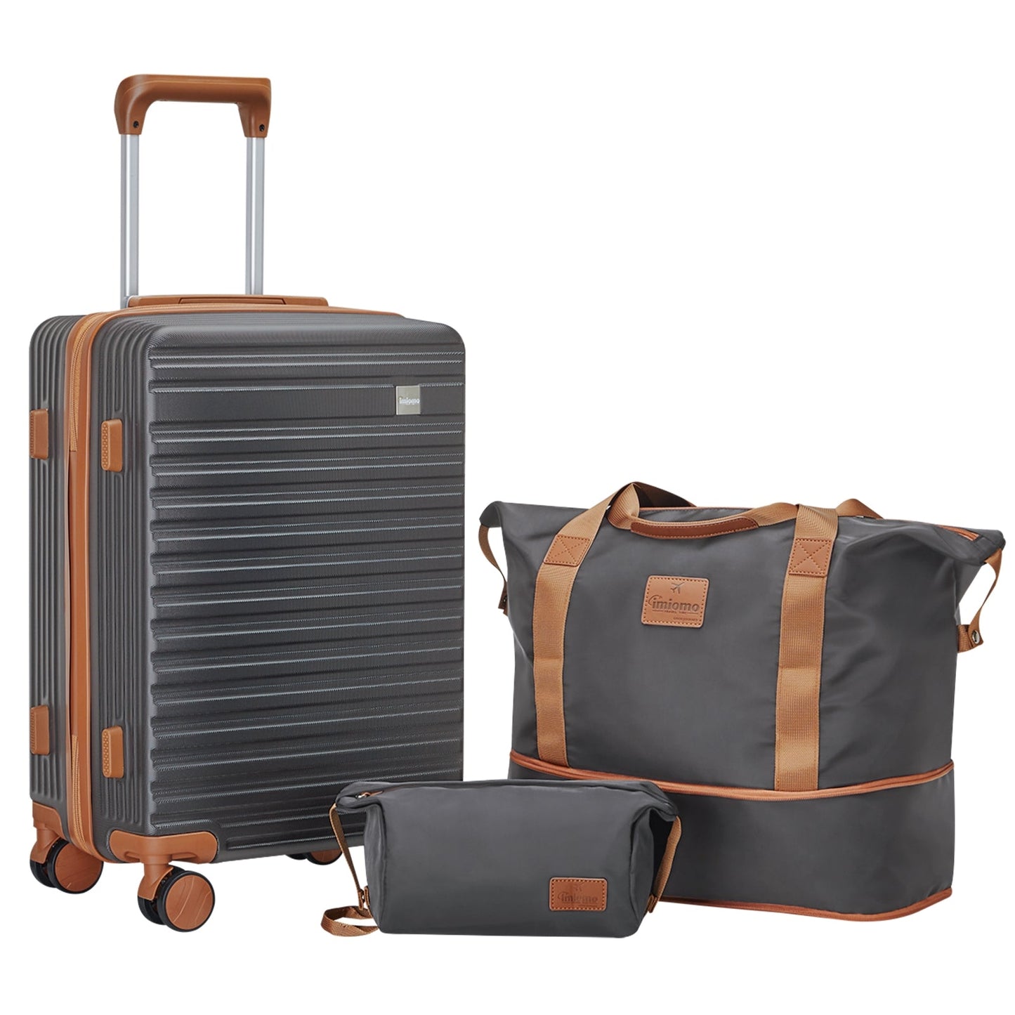 3 Pieces Set 20 Inch Carry On Luggage Lightweight Luggage TR006 Plus