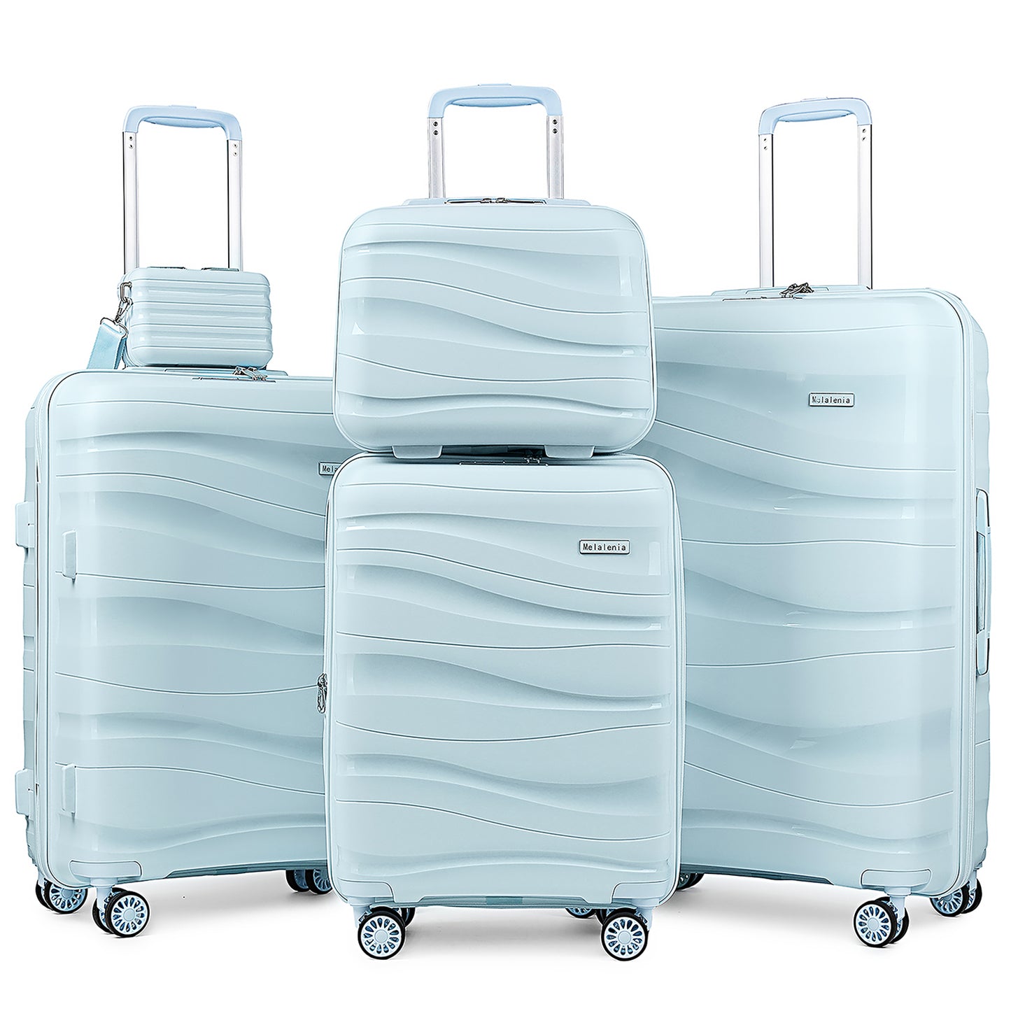 3 Pieces Luggage Set Expandable Hard Shell Luggage Set