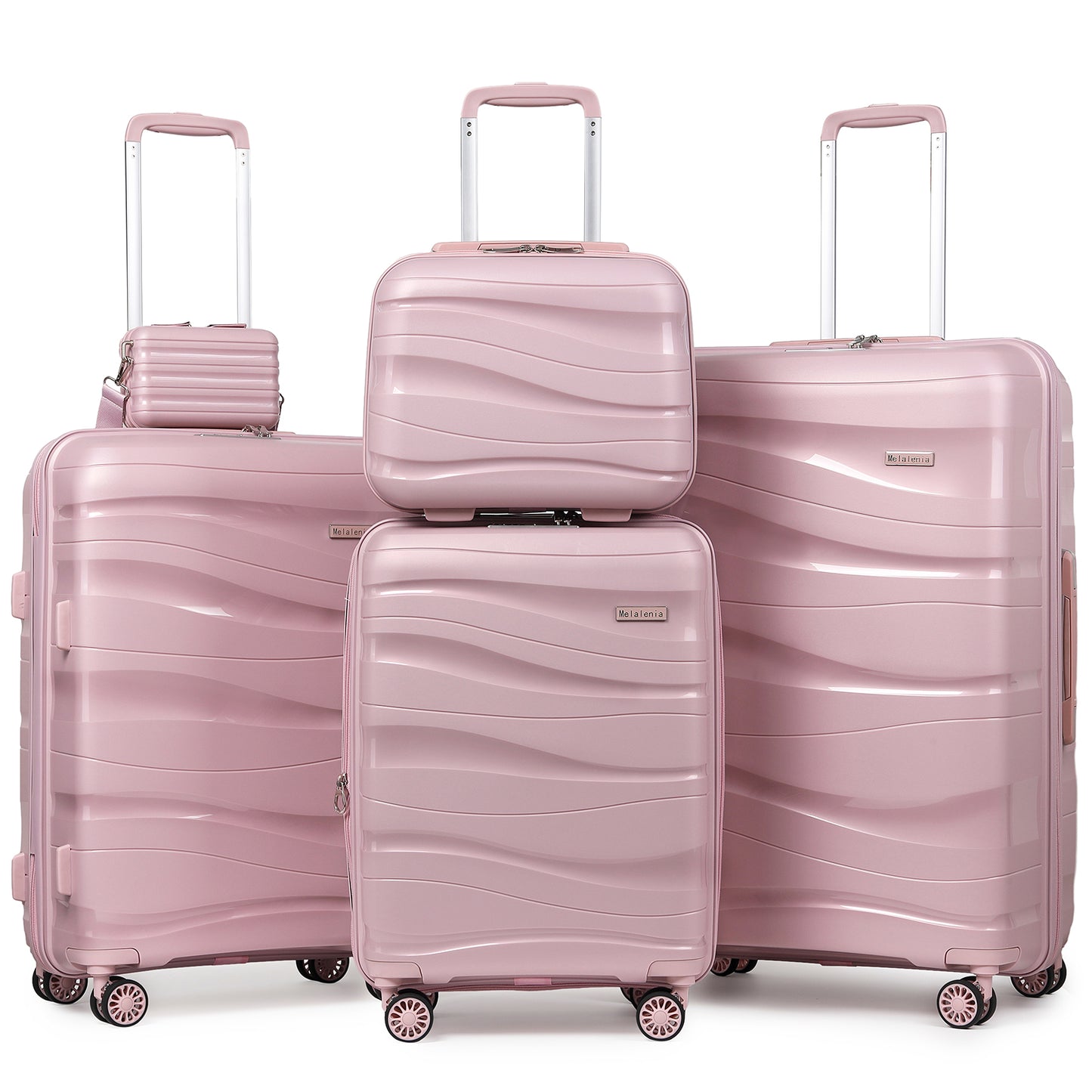 3 Pieces Luggage Set Expandable Hard Shell Luggage Set