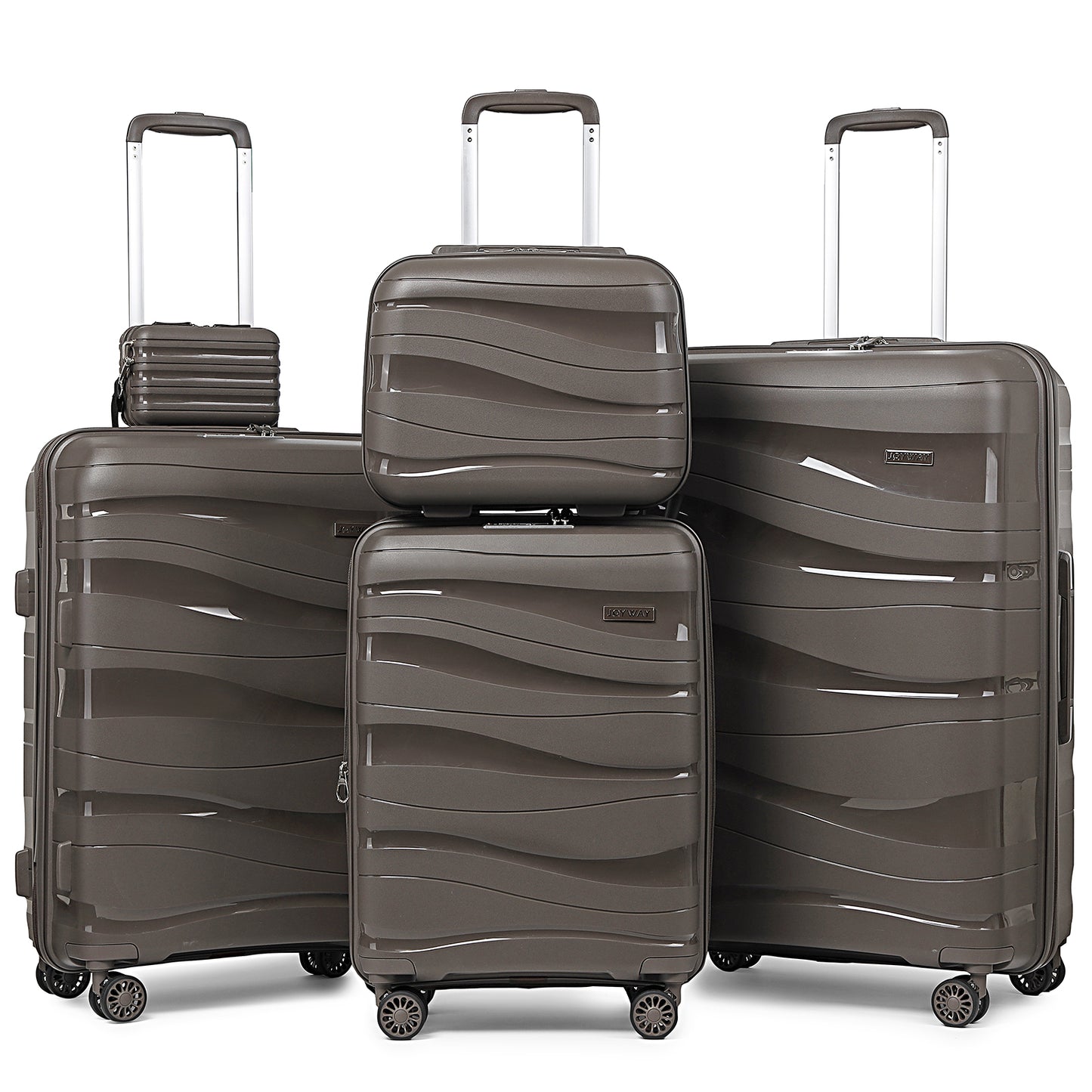 3 Pieces Luggage Set Expandable Hard Shell Luggage Set