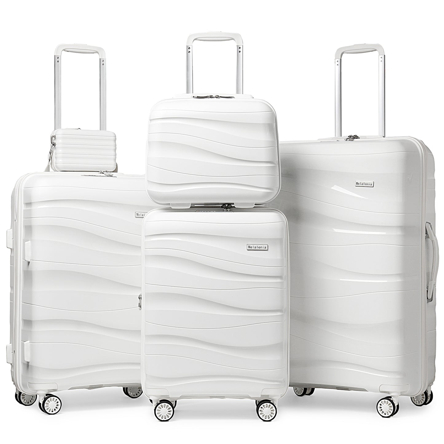3 Pieces Luggage Set Expandable Hard Shell Luggage Set