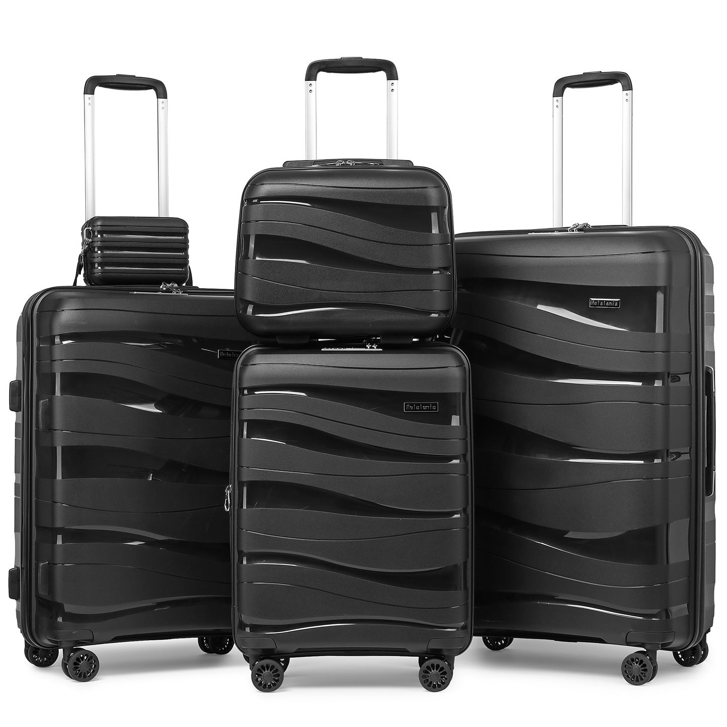 3 Pieces Luggage Set Expandable Hard Shell Luggage Set