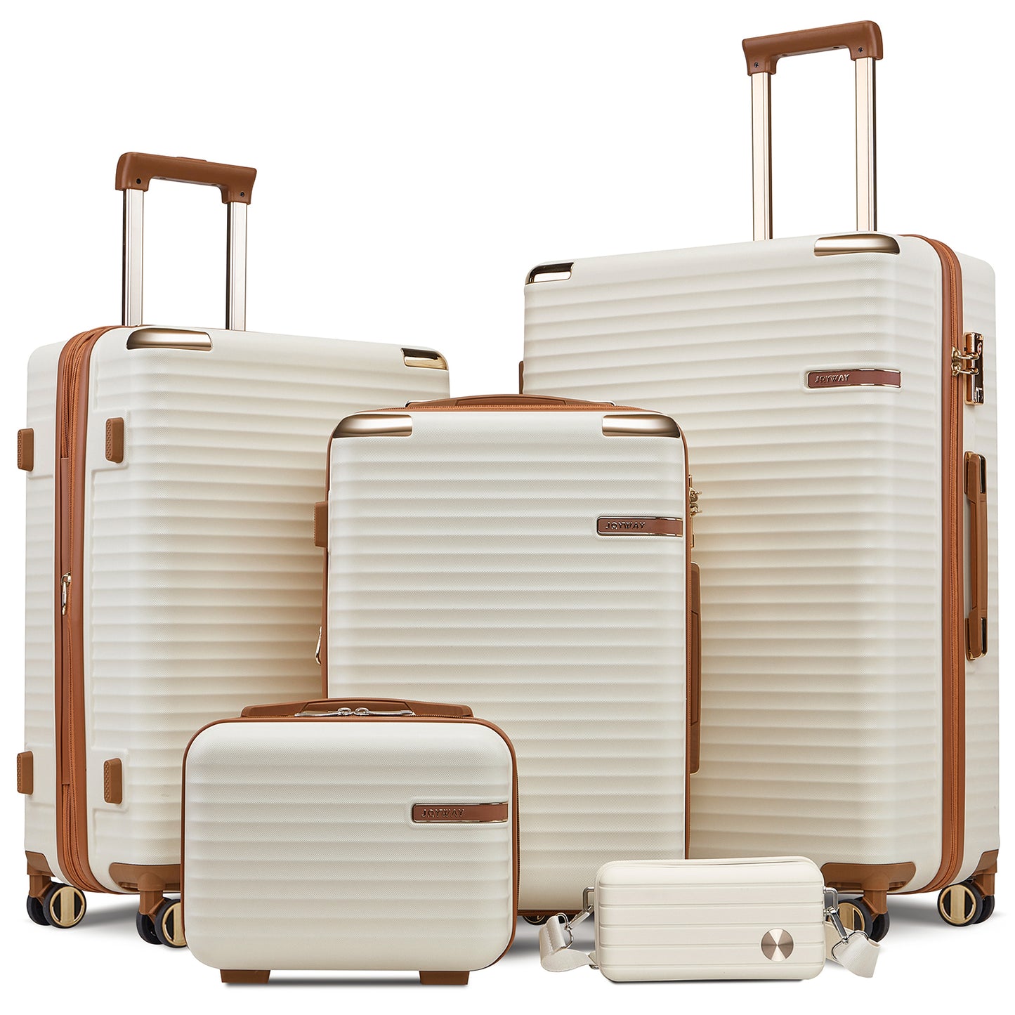 Expandable Hard Shell Suitcase Set 5 Pieces Set TR009