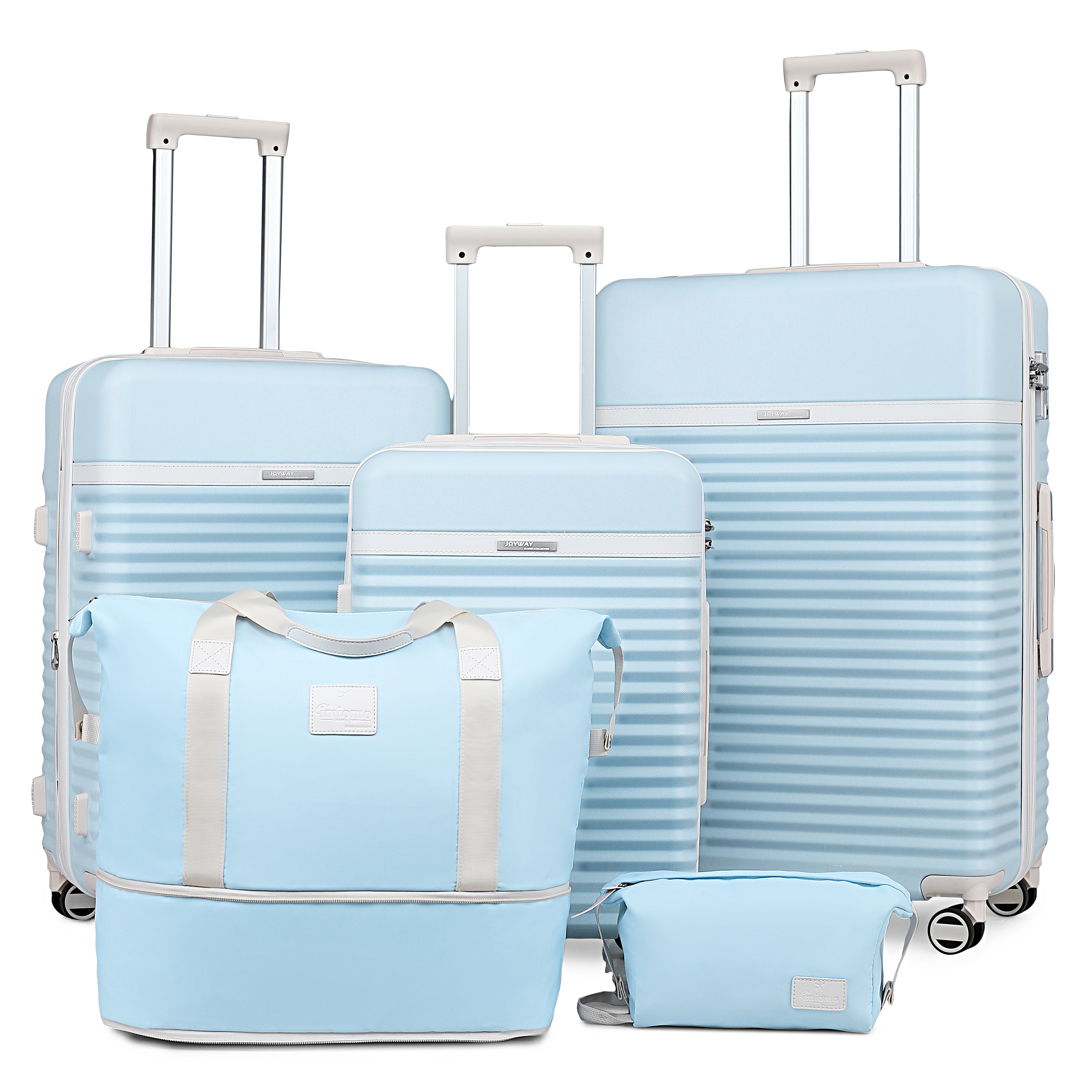 Joyway - Best Luggage - 5 Piece Set Luggage Hard Expandable Carry On ...