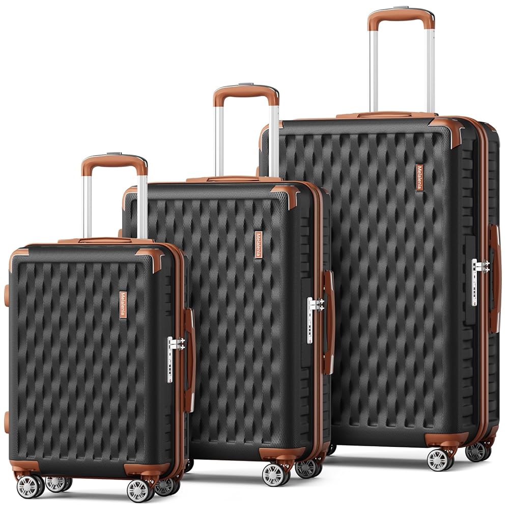 Weaving Pattern 5 Pieces Set Luggage Travel Suitcase TR002 New