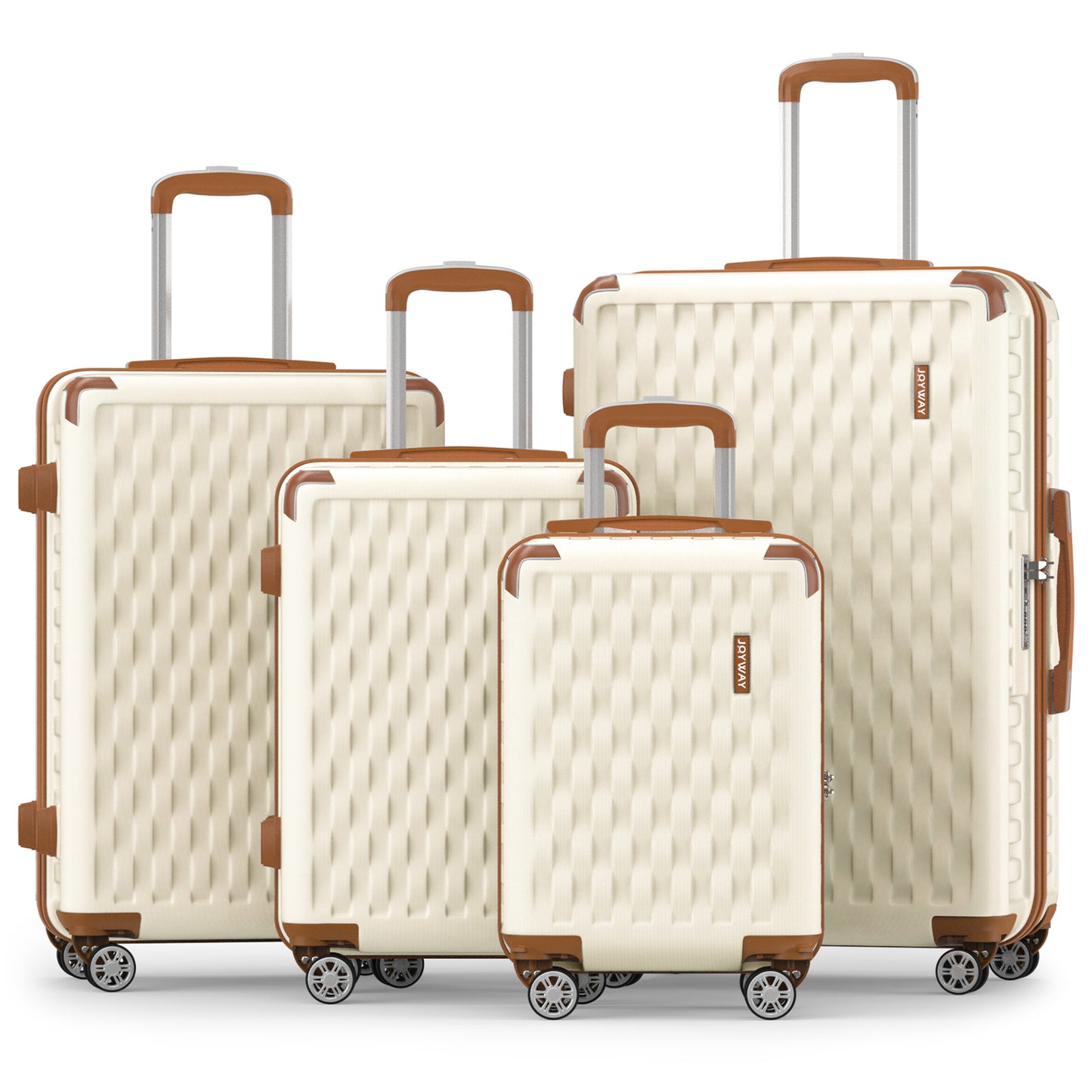 Weaving Pattern 5 Pieces Set Luggage Travel Suitcase TR002 New