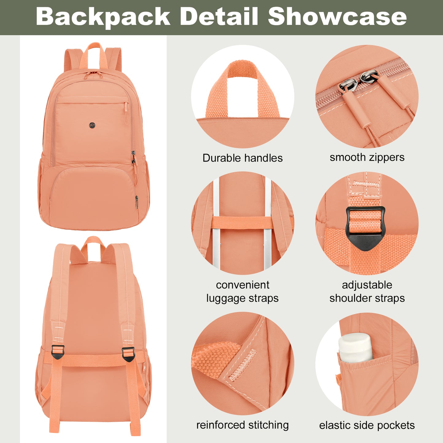 Joyway Lightweight Folding Backpack 35L Waterproof Foldable Hiking Bag Lightweight and Compact Folding Backpack for Travel School Camping