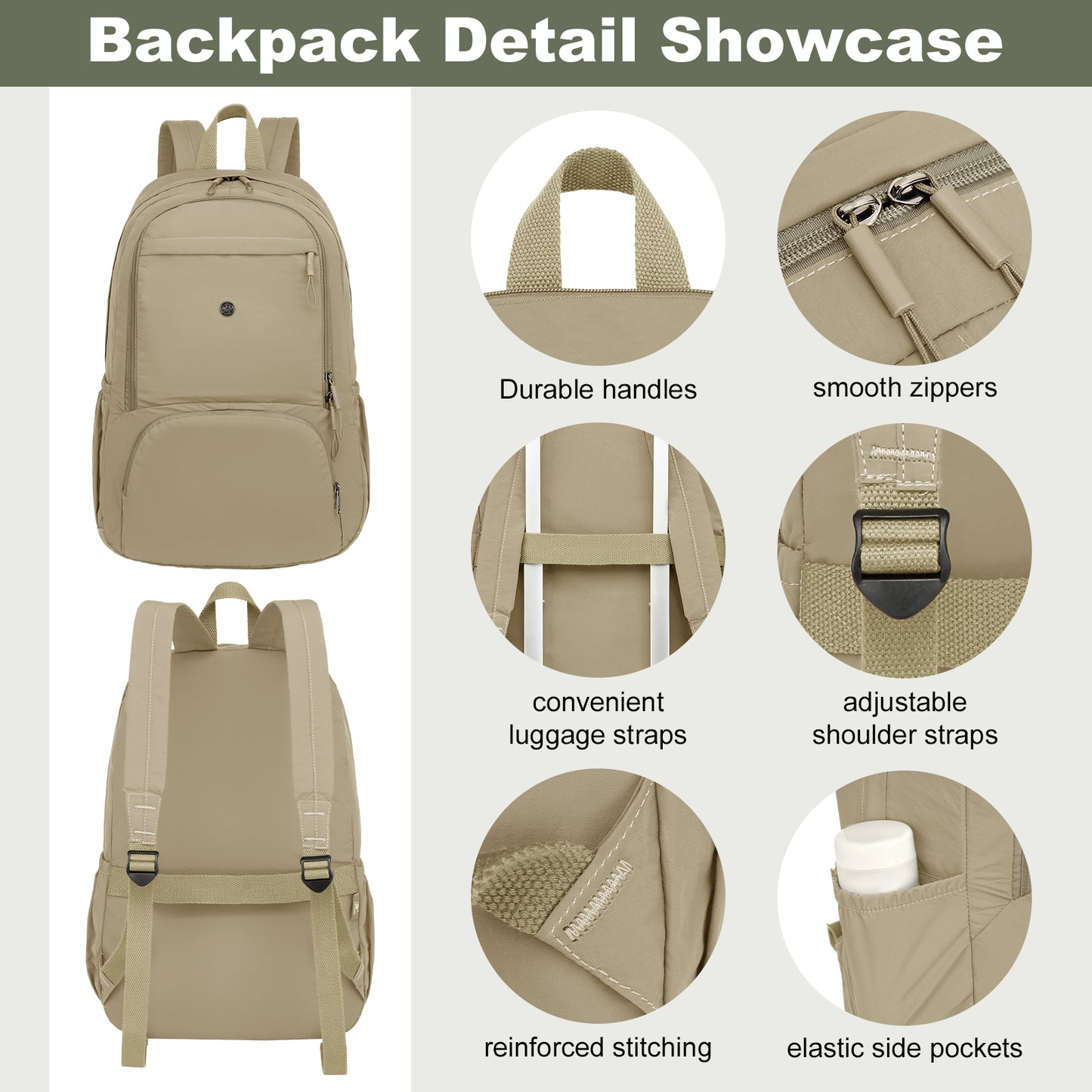 Joyway Lightweight Folding Backpack 35L Waterproof Foldable Hiking Bag Lightweight and Compact Folding Backpack for Travel School Camping