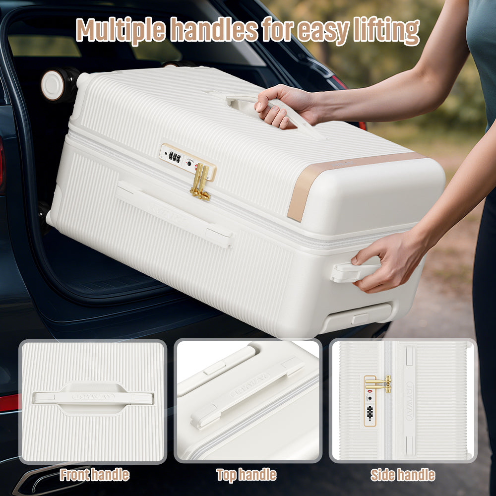 Joyway hand luggage 22/26 inch boarding case, hard shell with TSA lock, stylish, sturdy, anti drop and pressure resistant ABS+PC  material TRPF002