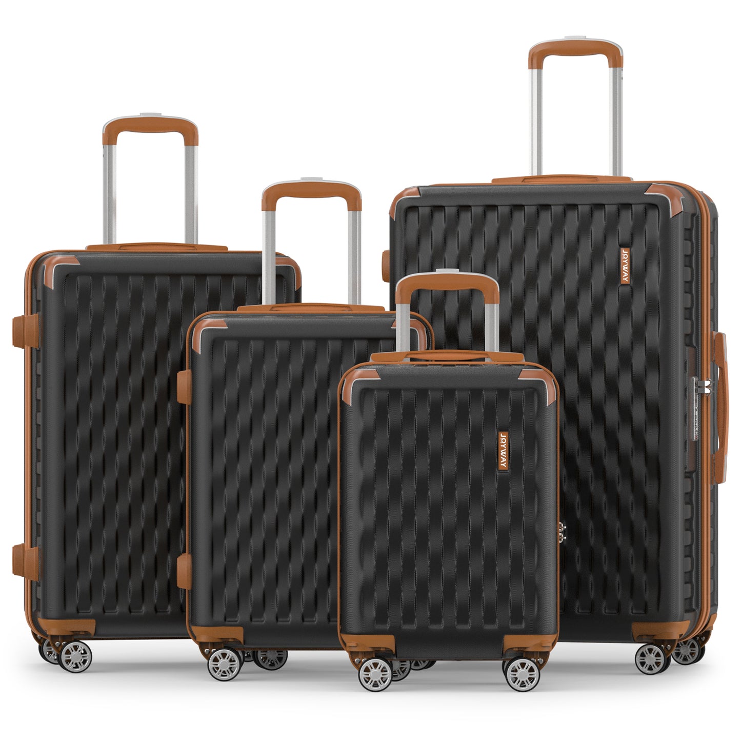 Weaving Pattern 5 Pieces Set Luggage Travel Suitcase TR002 New