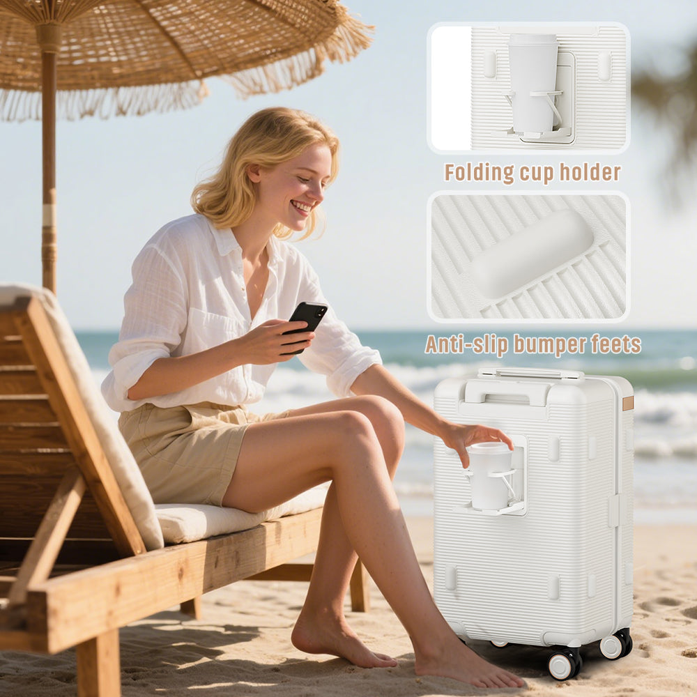 Joyway hand luggage 22/26 inch boarding case, hard shell with TSA lock, stylish, sturdy, anti drop and pressure resistant ABS+PC  material TRPF002