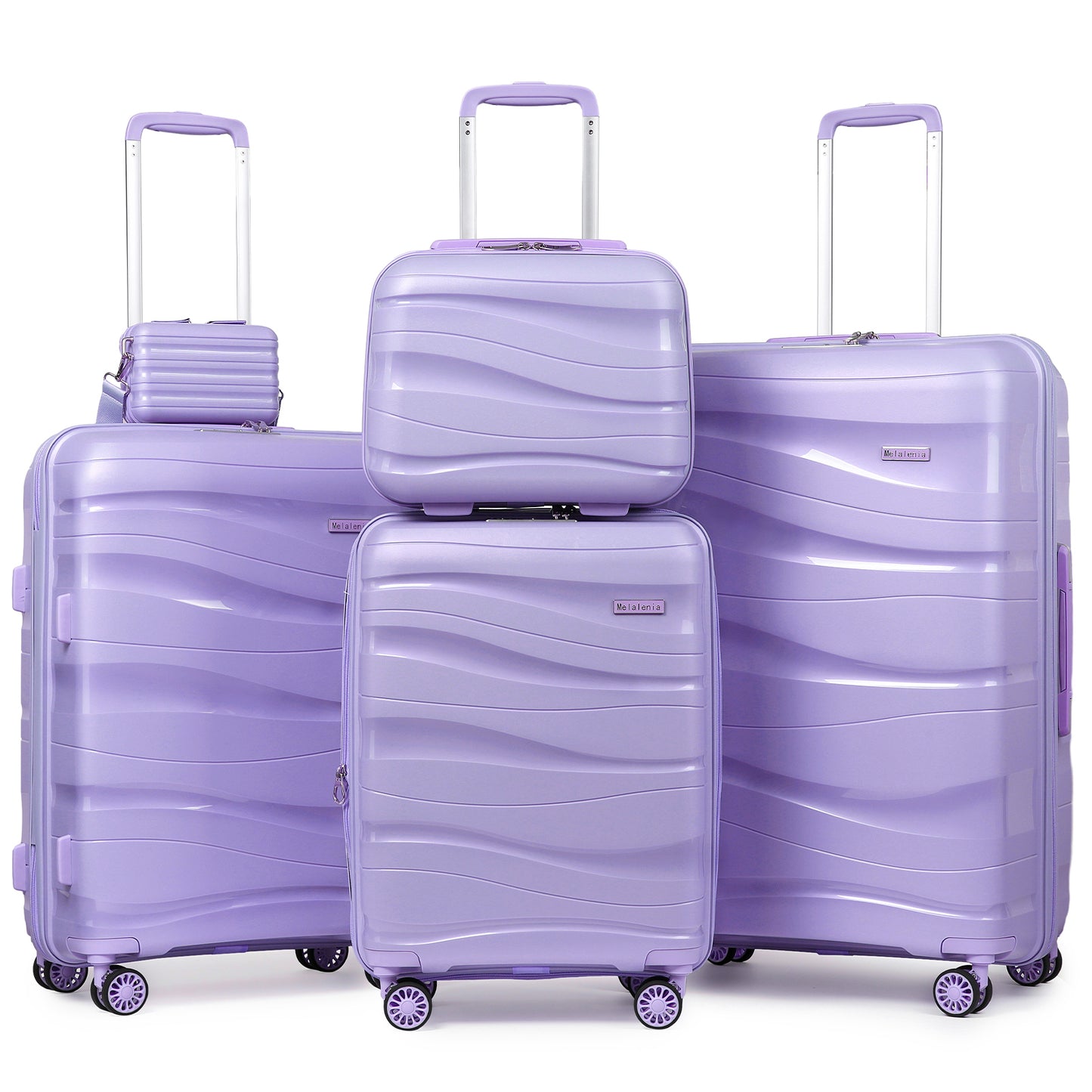 5 Pieces Set Luggage Set Expandable Hard Shell Luggage Set 1906