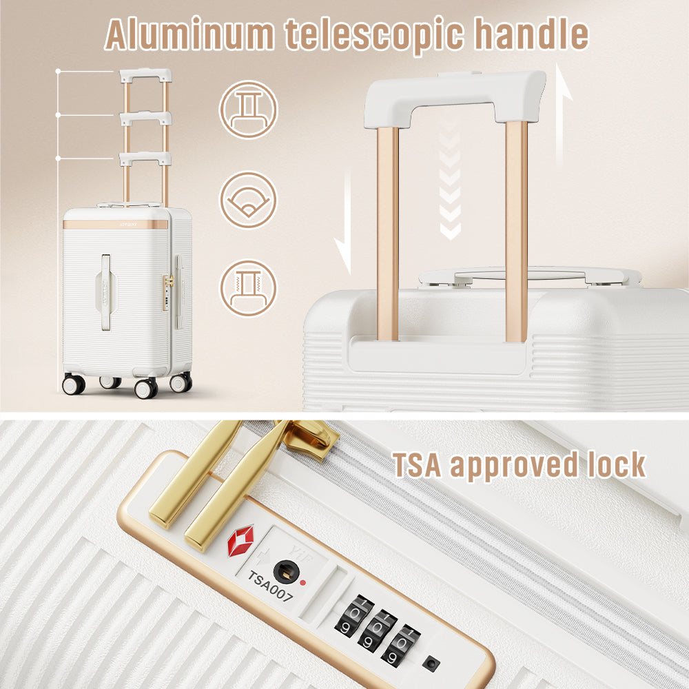 Joyway hand luggage 22/26 inch boarding case, hard shell with TSA lock, stylish, sturdy, anti drop and pressure resistant ABS+PC  material TRPF002