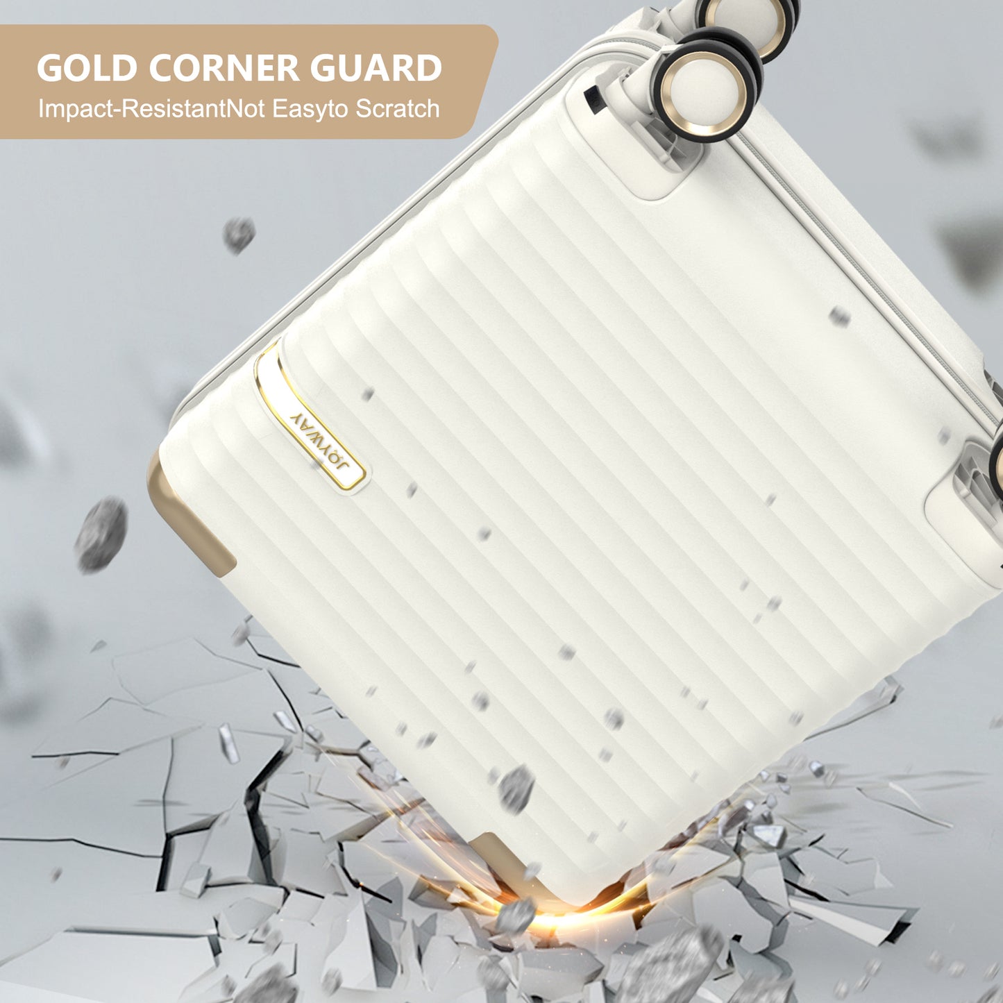 Joyway hand luggage 20 inch boarding case, hard shell with TSA lock, stylish, sturdy, anti drop and pressure resistant ABS material TR023