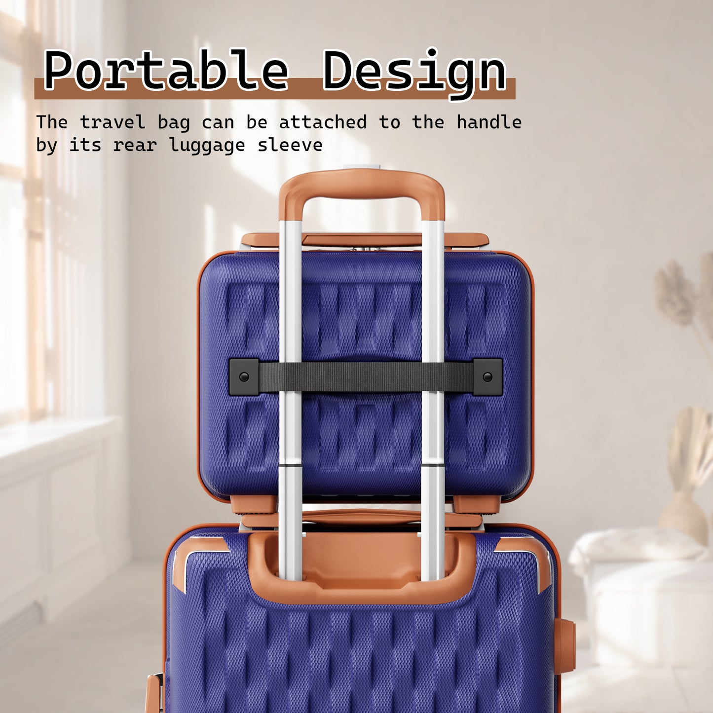 Weaving Pattern 5 Pieces Set Luggage Travel Suitcase TR002 New