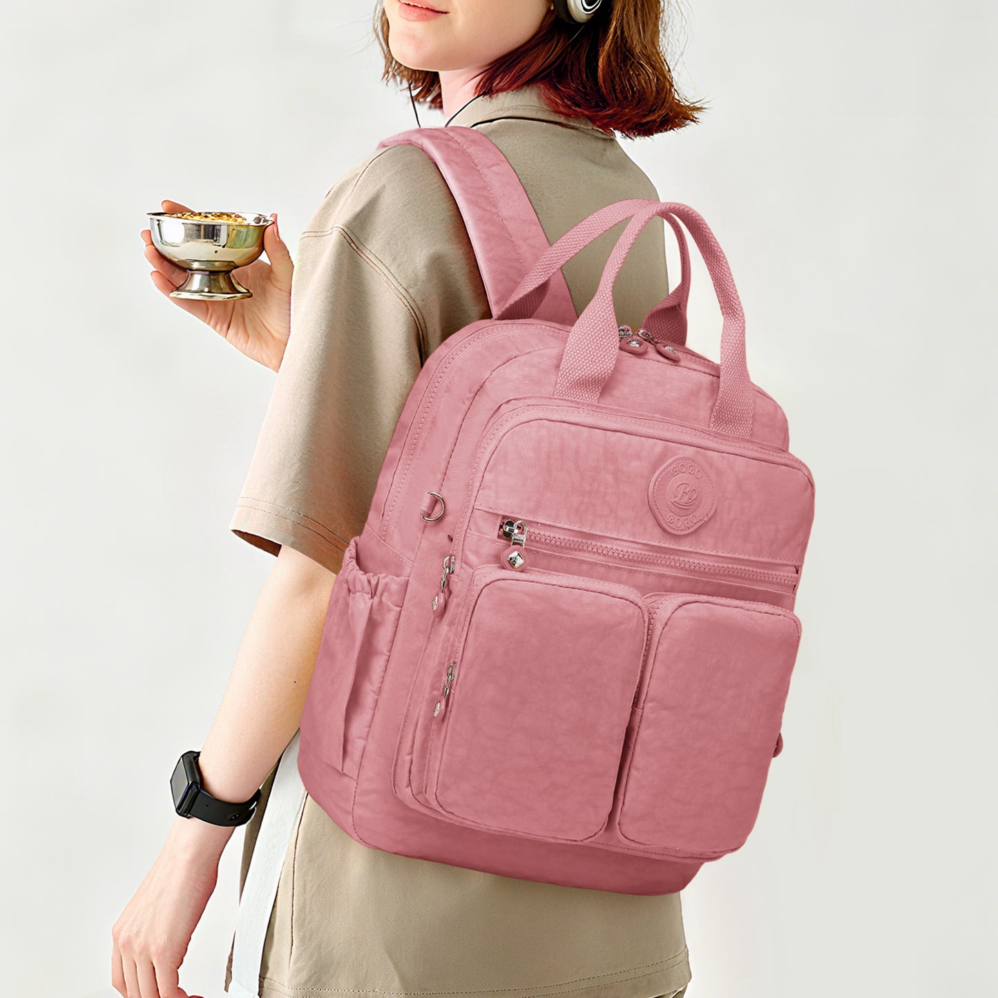 Joyway Waterproof Backpack for School and Travel Fits 15 Inch Laptop Lightweight Casual Daypack with Multi Pockets