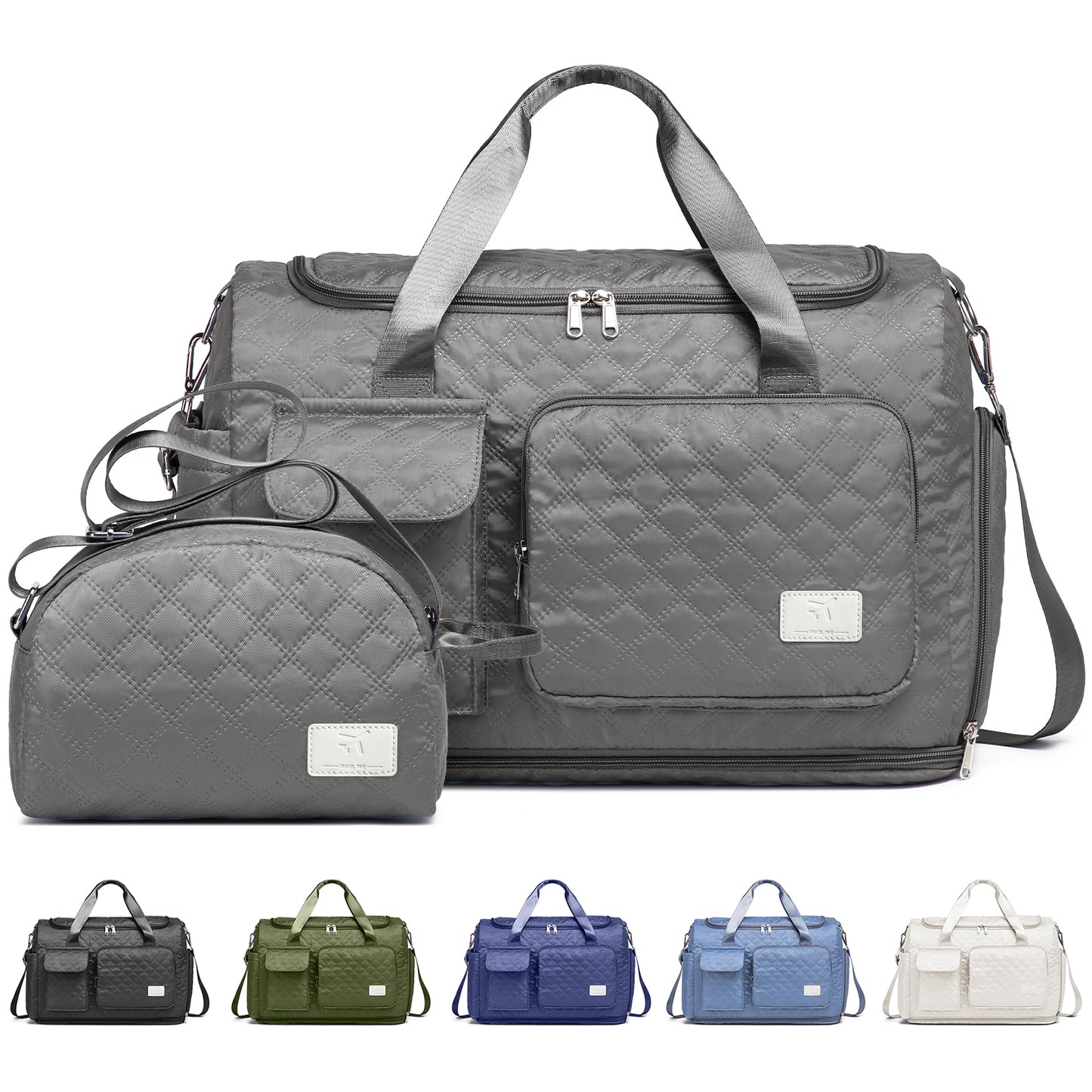 Joyway Duffle Bag, Foldable Gym Bag with Wet Bag