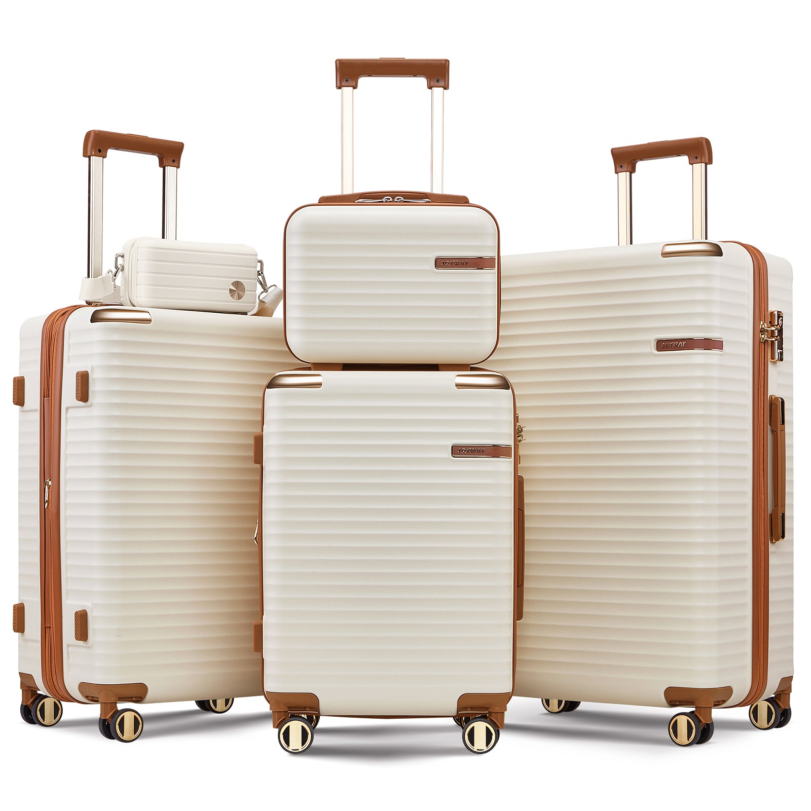 Expandable Hard Shell Suitcase Set 5 Pieces Set TR009 – joyway