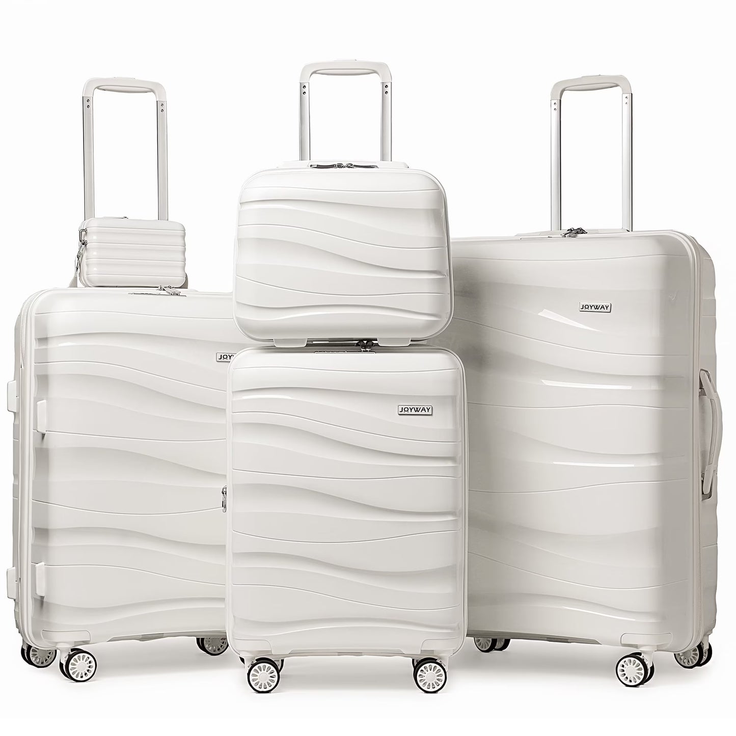 5 Pieces Set Luggage Set Expandable Hard Shell Luggage Set 1906