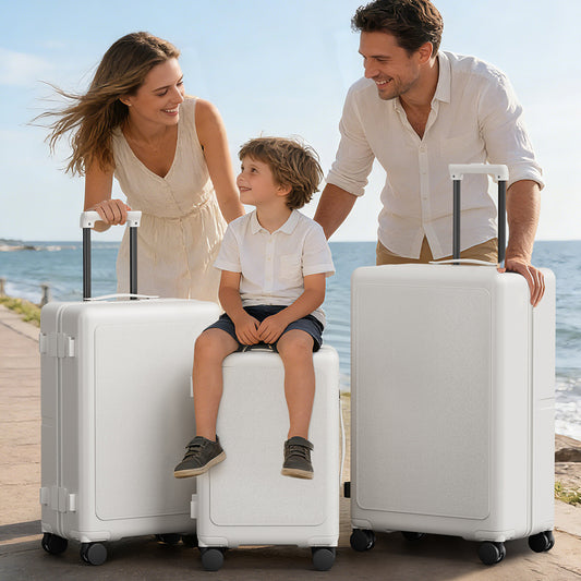 Joyway Luggage Sets 3 Piece with SpinnerWheels, Carry On Luggage 20In with PCHardshell, Lightweight Suitcase Set with TSALock and Pressure-resistant Frame, 20/24/28Inch PF003