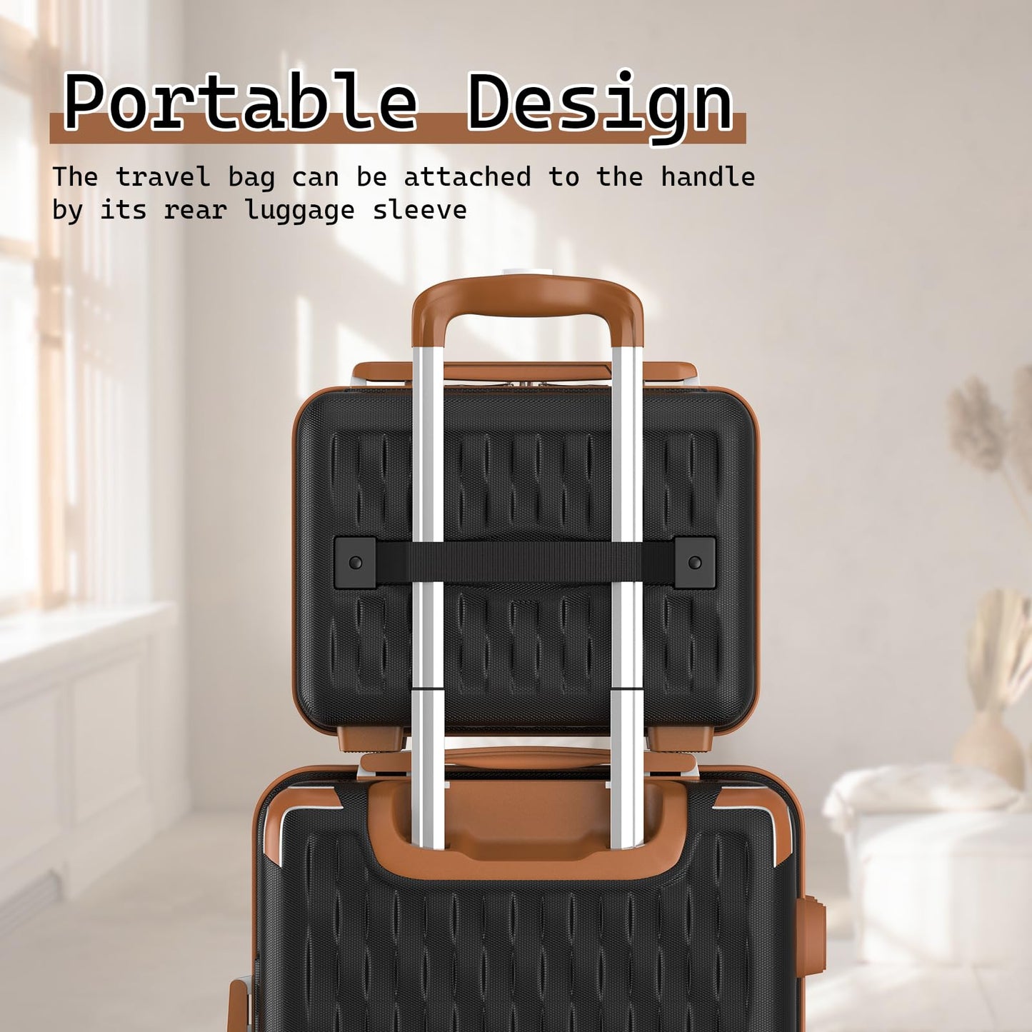 Weaving Pattern 5 Pieces Set Luggage Travel Suitcase TR002 New