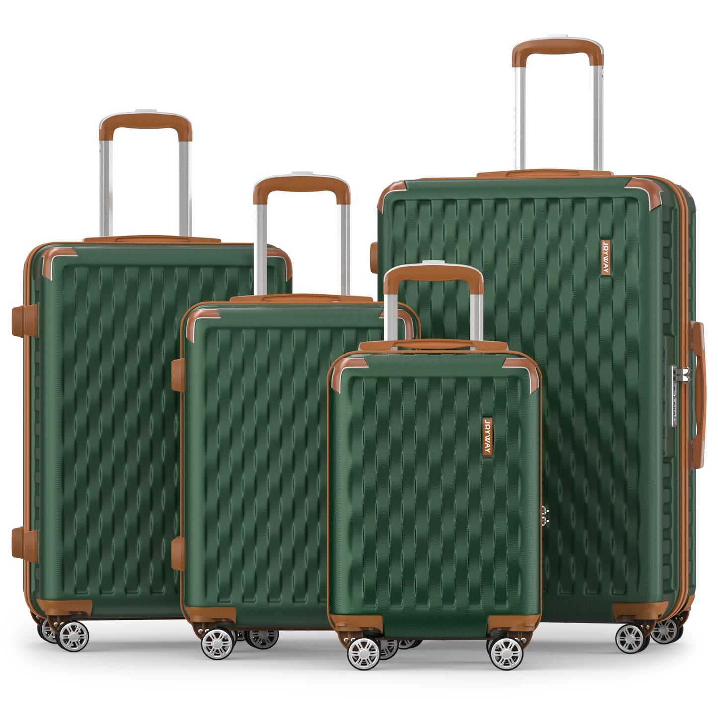 Weaving Pattern 5 Pieces Set Luggage Travel Suitcase TR002 New