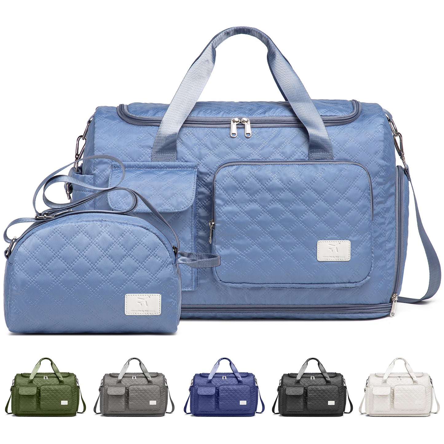 Joyway Duffle Bag, Foldable Gym Bag with Wet Bag