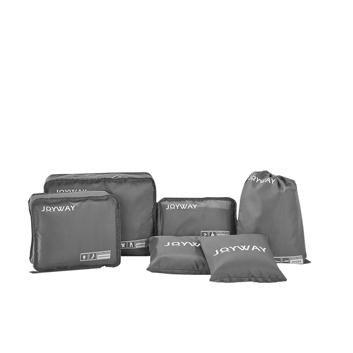 The six toiletry bags are specifically designed to store all your essentials, making them ideal for weekend getaways, business trips, or fitness activities